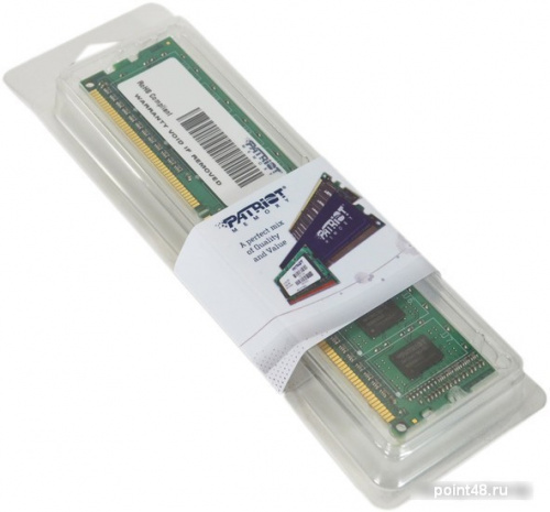 Память DDR3 8Gb 1600MHz Patriot PSD38G16002 RTL PC3-12800 CL11 DIMM 240-pin 1.5В фото 2
