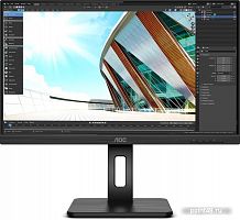 Купить Монитор AOC 27  U27P2 черный IPS LED 16:9 HDMI M/M матовая HAS Pivot 350cd 178гр/178гр 3840x2160 DisplayPort Ultra HD USB 6.7кг в Липецке