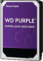 Жесткий диск WD Original SATA-III 10Tb WD102PURZ Purple (7200rpm) 256Mb 3.5
