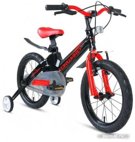 Купить Детский велосипед Forward Cosmo 16 2.0 2020 (черный/красный) в Липецке на заказ фото 2