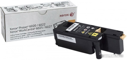 Купить Картридж лазерный Xerox 106R02762 желтый (1000стр.) для Xerox Phaser 6020/6022/6025/6027 в Липецке