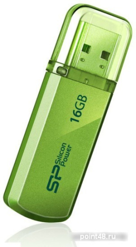 Купить Память SiliconPower Helios 101 16GB, USB2.0 Flash Drive, зеленый (металл.корпус) в Липецке фото 2