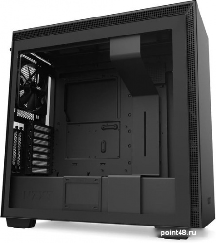 Корпус NZXT CA-H710I-B1 H710i M  Tower Black/Black Chassis with Smart Device 2, 3x120, 1x140mm Aer F Case Fans, 2xLED Strips and Vertical GPU Mount фото 2