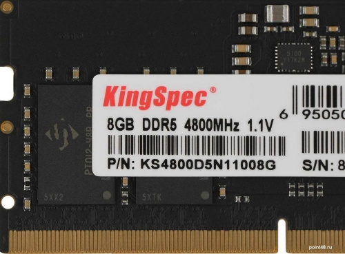 Оперативная память KingSpec 8ГБ DDR5 SODIMM 4800 МГц KS4800D5N11008G фото 3