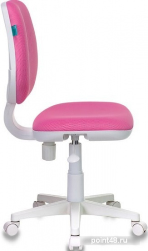 Кресло детское Бюрократ CH-W213/TW-13A розовый TW-13A (пластик белый) фото 3