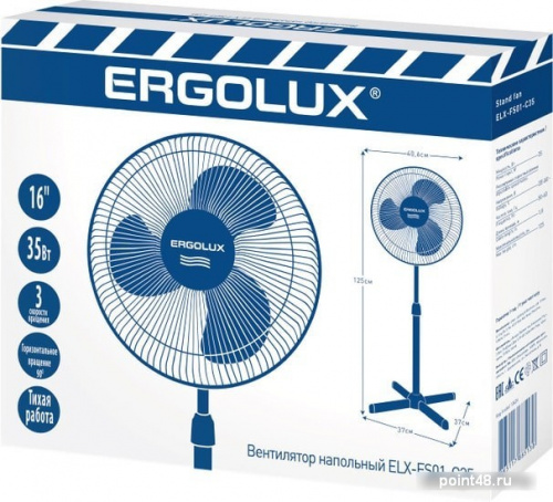 Купить Вентилятор Ergolux ELX-FS01-C35 в Липецке фото 2