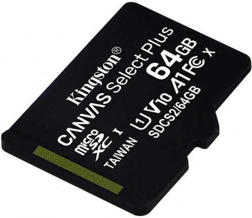 Купить Флеш карта microSDXC 64Gb Class10 Kingston SDCS2/64GBSP Canvas Select Plus w/o adapter в Липецке фото 2