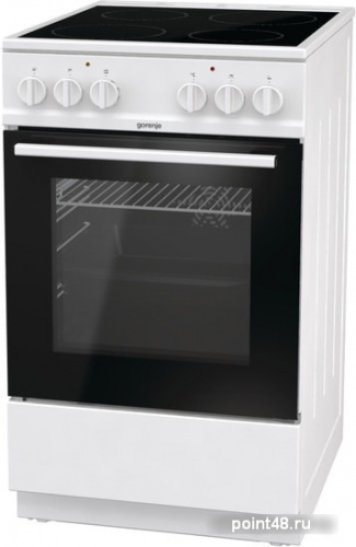 Плита Электрическая Gorenje EC5151WG белый/черный стеклокерамика (без крышки) в Липецке фото 2