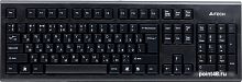 Купить Клавиатура + мышь A4 3100N клав:черный мышь:черный USB беспроводная в Липецке