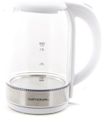 Купить Чайник NATIONAL NK-KE17325 стекло в Липецке фото 2