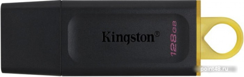 Купить Флеш Диск Kingston 128Gb DataTraveler Exodia DTX/128GB USB3.1 черный/желтый в Липецке