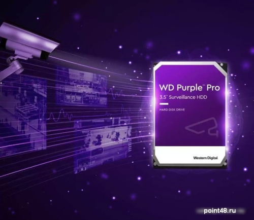 Жесткий диск WD Original SATA-III 12Tb WD121PURP V eo Purple Pro (7200rpm) 256Mb 3.5 фото 3