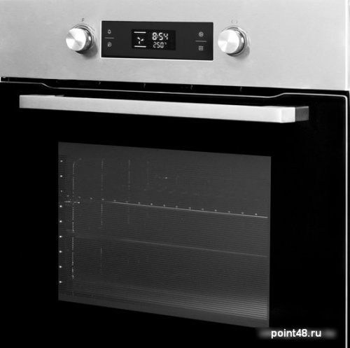 Духовой шкаф Электрический Weissgauff EOM 691 PDBX нержавеющая сталь/черный в Липецке фото 3