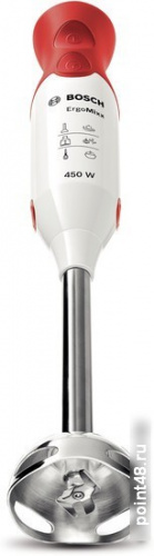 Купить Блендер погружной Bosch MSM64120 450Вт белый/красный в Липецке фото 2