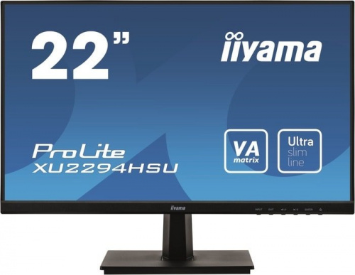 Купить Монитор Iiyama 21.5 ProLite XU2294HSU-B1 черный VA LED 16:9 HDMI M/M матовая 250cd 178гр/178гр 1920x1080 D-Sub DisplayPort FHD USB 3кг в Липецке
