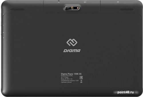 Планшет Digma Plane 1596 3G SC7731E (1.3) 4C/RAM2Gb/ROM16Gb 10.1 IPS 1280x800/3G/Andro  9.0/черный/2Mpix/0.3Mpix/BT/GPS/WiFi/Touch/microSD 64Gb/minUSB/4700mAh в Липецке фото 3