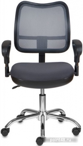 Кресло БЮРОКРАТ CH-799SL/DG/TW-12, на колесиках, ткань, темно-серый фото 2