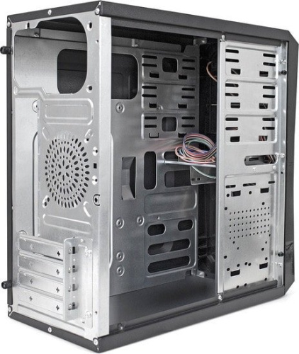 Корпус Exegate EX284037RUS   Minitower BA-204U Black, mATX, <AA400, 80mm>, 2*USB+2*USB3.0, Audio фото 2