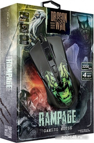 Купить Игровая мышь QUMO Dragon War Rampage M49 в Липецке фото 3