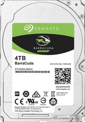 Жесткий диск Seagate Original SATA-III 4Tb ST4000LM024 Momentus (5400rpm) 128Mb 2.5