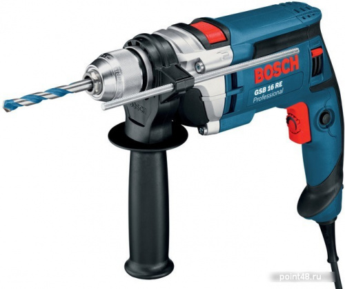 Купить Дрель ударная Bosch GSB 16 RE Professional 750Вт патрон:быстрозажимной реверс (кейс в комплекте) в Липецке