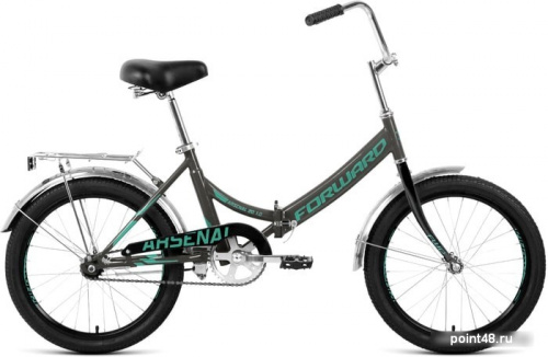 Купить Велосипед Forward Arsenal 20 1.0 р.14 2021 (серый/зеленый) в Липецке на заказ