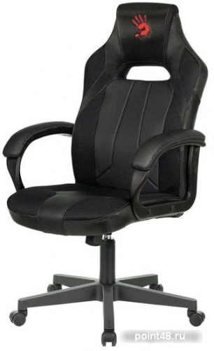Кресло игровое A4Tech Bloody GC-200, черный, эко.кожа, крестовина пластик (500873) фото 3