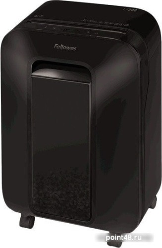 Купить Шредер Fellowes PowerShred LX200 черный (секр.P-4)/перекрестный/12лист./22лтр./скрепки/скобы/пл.карты в Липецке фото 2