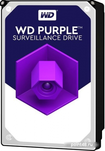 Жесткий диск WD Original SATA-III 10Tb WD101PURZ Purple (7200rpm) 256Mb 3.5