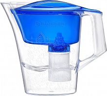 Купить Кувшин-фильтр для воды Барьер  Танго  синий с узором, с картриджем, 2,5л, без индикатора в Липецке