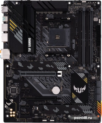 Материнская плата Asus TUF GAMING B550-PRO Soc-AM4 AMD B550 4xDDR4 ATX AC`97 8ch(7.1) 2.5Gg RAID+HDMI+DP