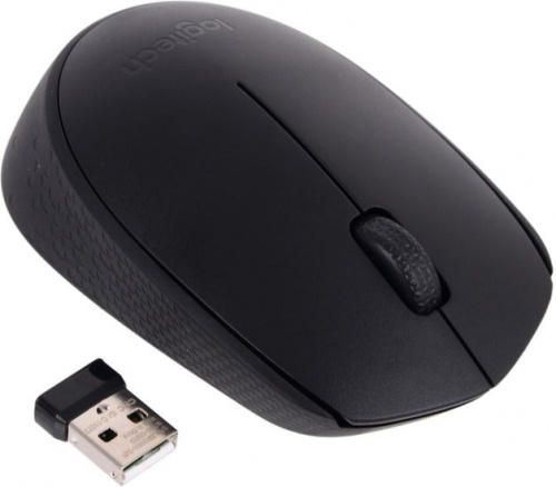 Купить Мышь Logitech B170 черный оптическая (800dpi) беспроводная USB для ноутбука (2but) в Липецке фото 3