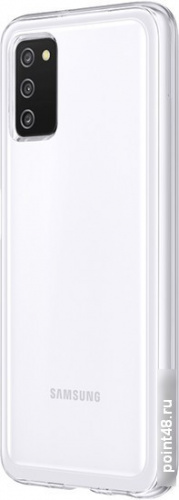Чехол (клип-кейс) Samsung для Samsung Galaxy A03s Soft Clear Cover прозрачный (EF-QA037TTEGRU) в Липецке фото 3