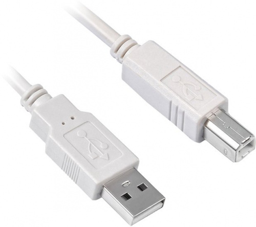 Купить Кабель Buro USB2.0-AM/BM-5M-MG USB A(m) USB B(m) 5м феррит.кольца в Липецке фото 2