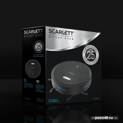 Купить Пылесос-робот Scarlett SC-VC80RW01 черный в Липецке фото 2