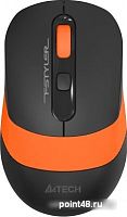 Купить Мышь A4 Fstyler FG10 черный/оранжевый оптическая (2000dpi) беспроводная USB (4but) в Липецке
