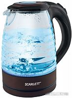 Купить Чайник электрический Scarlett SC-EK27G97 1.7л. 2200Вт черный (корпус: стекло) в Липецке