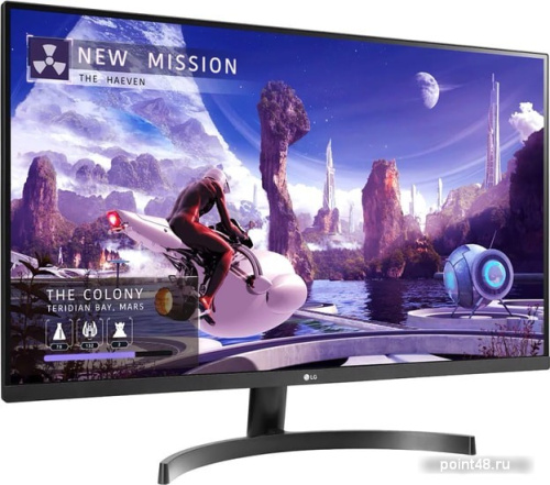 Купить Монитор LG 31.5  32QN600-B-W черный IPS LED 16:9 HDMI матовая 350cd 178гр/178гр 2560x1440 DisplayPort Ultra HD 2K (1440p) 7.2кг в Липецке фото 2
