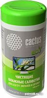 Салфетки Cactus CS-T1001 для экранов и оптики туба