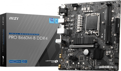 Материнская плата MSI Pro B660M-B DDR4 фото 2
