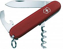 Купить Нож перочинный VICTORINOX Waiter, сталь/пластик, красный в Липецке