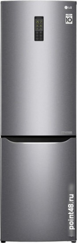 Холодильник двухкамерный LG GA-B379 SLUL морозильная камера снизу, цвет серебристый в Липецке