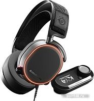 Купить Наушники с микрофоном Steelseries Arctis Pro + GameDAC черный 3м мониторы оголовье (61453) в Липецке