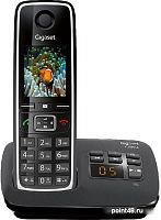 Купить Р/Телефон Dect Gigaset C530A RUS черный автооветчик АОН в Липецке