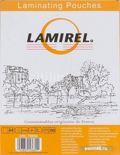 Купить Пленка для ламинирования FELLOWES Lamirel LA-7865801, 100мкм, 100шт., глянцевая, A4 в Липецке