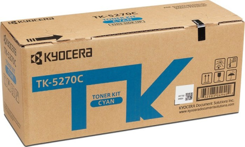 Купить Картридж лазерный Kyocera TK-5270C голубой (6000стр.) для Kyocera M6230c n/M6630c n/P6230cdn в Липецке