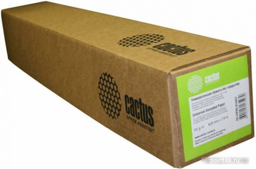Купить Бумага CACTUS CS-LFP80-914457, для струйной печати, 80г/м2, рулон, 91.4x4570 см в Липецке