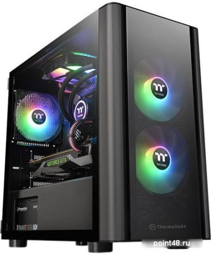 Корпус Thermaltake V150 TG черный без БП mATX 3x120mm 4x140mm 2xUSB2.0 1xUSB3.0 audio bott PSU