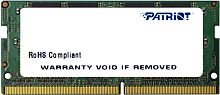 Память DDR3 4Gb 1600MHz Patriot PSD34G160081S RTL PC3-12800 CL11 SO-DIMM 204-pin 1.5В