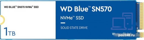 Накопитель SSD WD Original PCI-E x4 1Tb WDS100T3B0C Blue SN570 M.2 2280